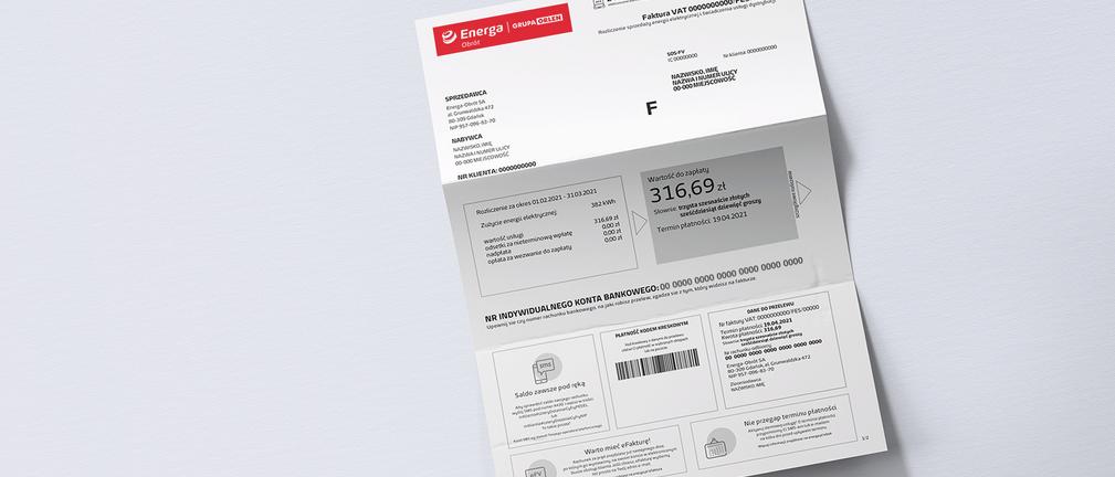 Zmiany na fakturach Energi Obrotu