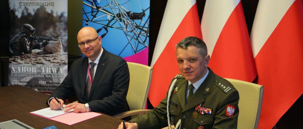 TAURON Dystrybucja i 16 Dolnośląska Brygada Obrony Terytorialnej podpisały porozumienie o współpracy