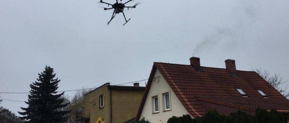 W Szczecinie w sezonie grzewczym 2023/2024 ponownie będzie pracował dron antysmogowy