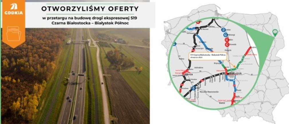GDDKiA poznała chętnych do budowy kolejnego odcinka S19