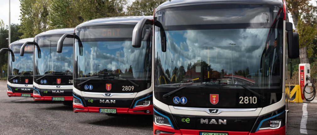 Do gdańskiej floty dołącza 18 autobusów elektrycznych marki MAN Lion’s City E