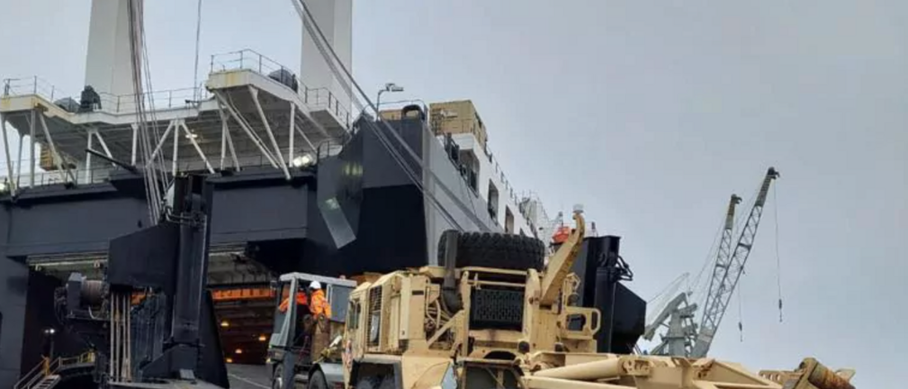 Port Gdańsk wydzierżawił spółce BLG AutoTerminal Gdańsk teren pod przeładunki sprzętu wojskowego