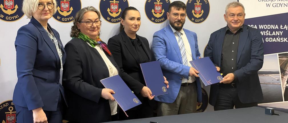 Urząd Morski w Gdyni podpisał umowę na tor wodny na rzece Elbląg