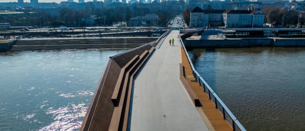 Warszawa ma nowy most pieszo-rowerowy