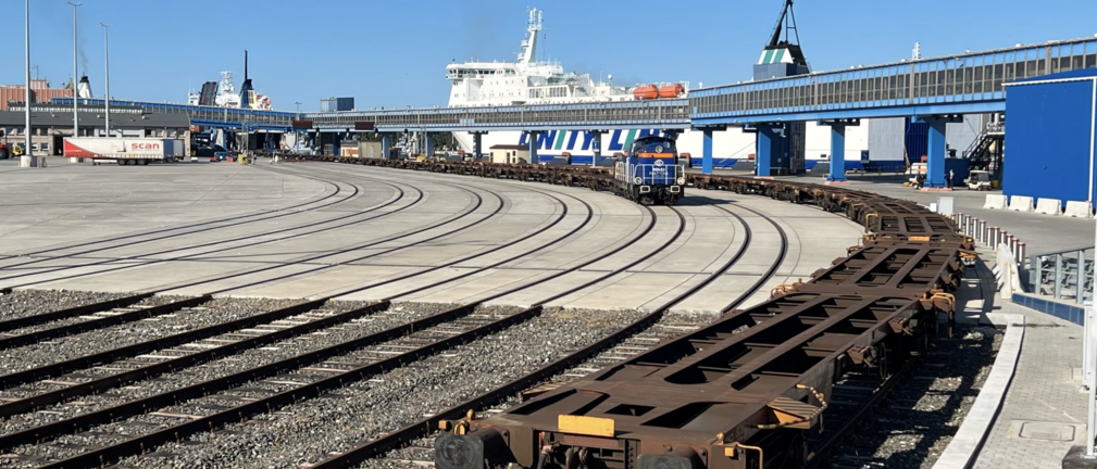 Terminal Promowy w Świnoujściu odebrał kolejny transport wagonów ze szwedzkiego Ystad