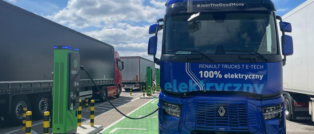  DB Schenker testuje elektryczne Renault T E-Tech