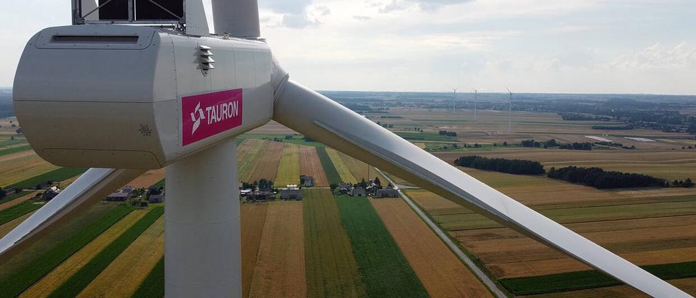 Tauron uruchomił farmę wiatrową Gamów (woj.śląskie)