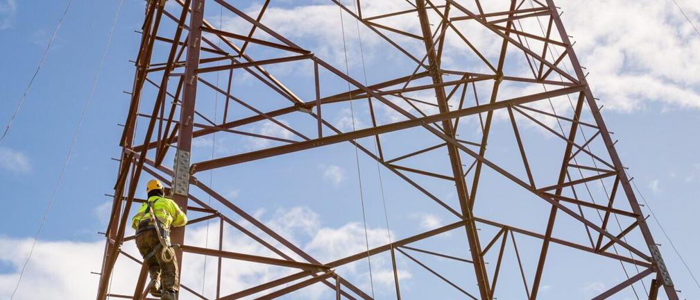 Wszystkie słupy na linii gotowe na budowie linii 400 kV Mikułowa – Świebodzice. Trwa zawieszanie przewodów
